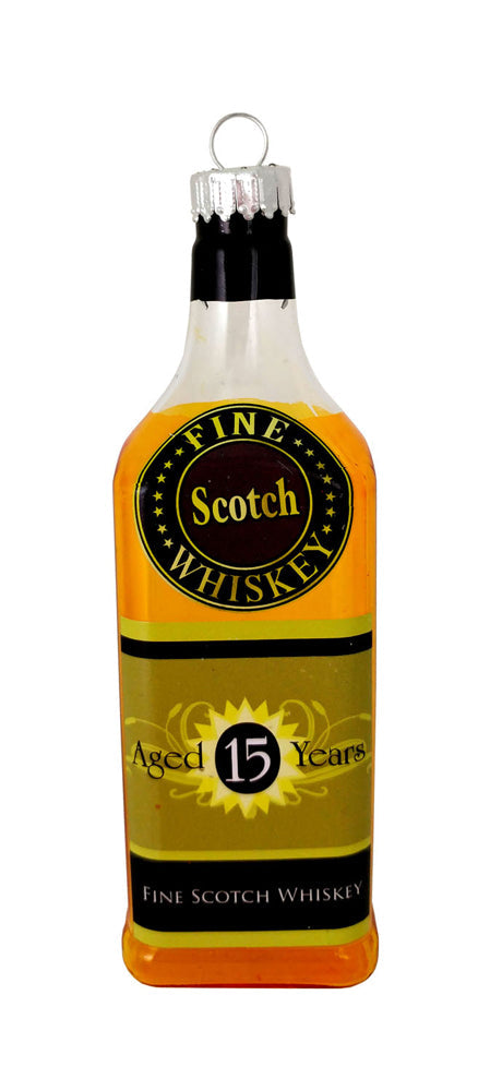 4 1/2" (114mm) Bottle of Scotch Figurine Ornaments, 1/Box, 6/Case, 6 Pieces