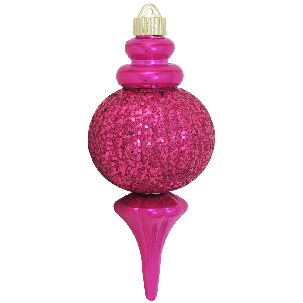 8 2/3" (220mm) Large Commercial Shatterproof Finials, Tutti Frutti , Case, 12 Pieces