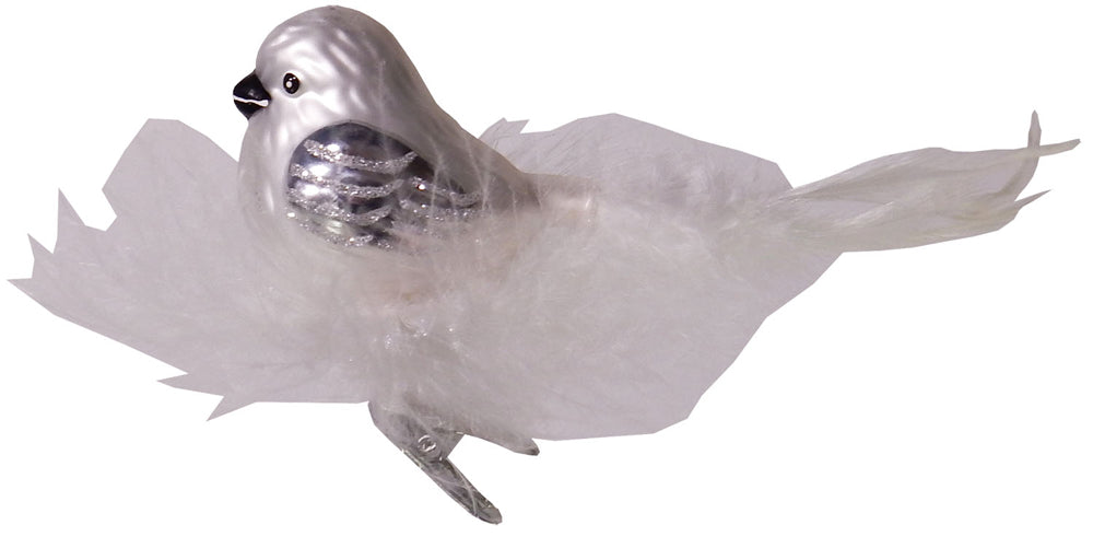 6" (150mm) Bird with Feather Nest Figurine Ornaments, 1/Box, 6/Case, 6 Pieces