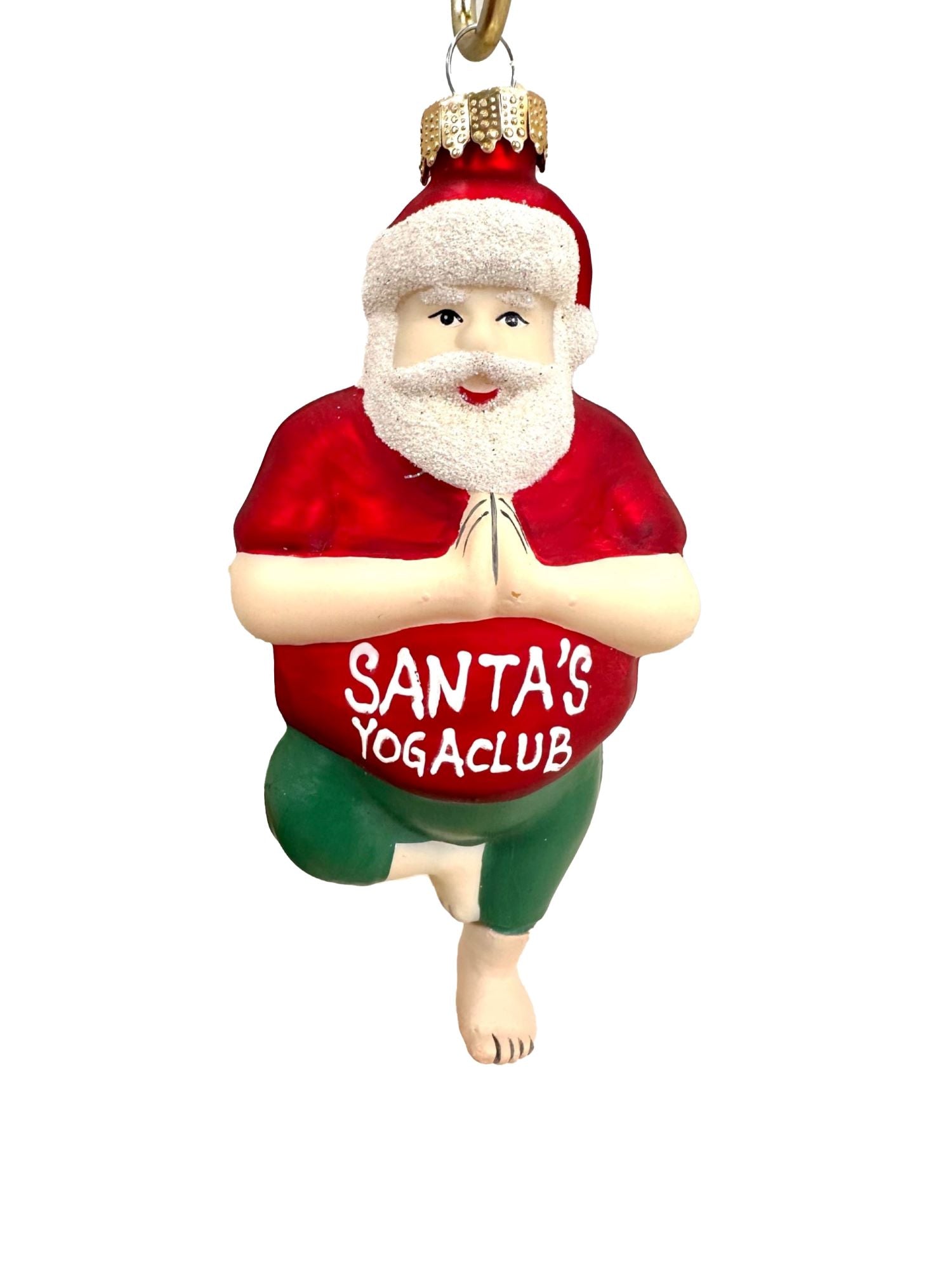 アスティエ　クリスマスオーナメント YOGA SANTA Amazon.com: Yoga Christmas Ornaments - Set of 3 Yogi Santas in