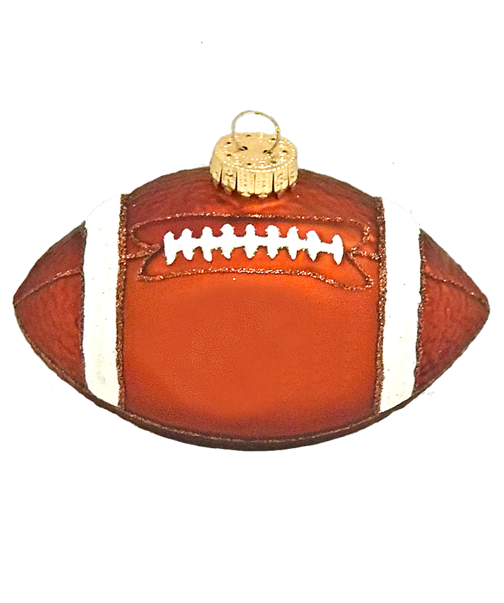 3 1/4" (80mm) Glass Football Helmet Figurine Ornaments, 1/Box, 12/Case, 12 Pieces