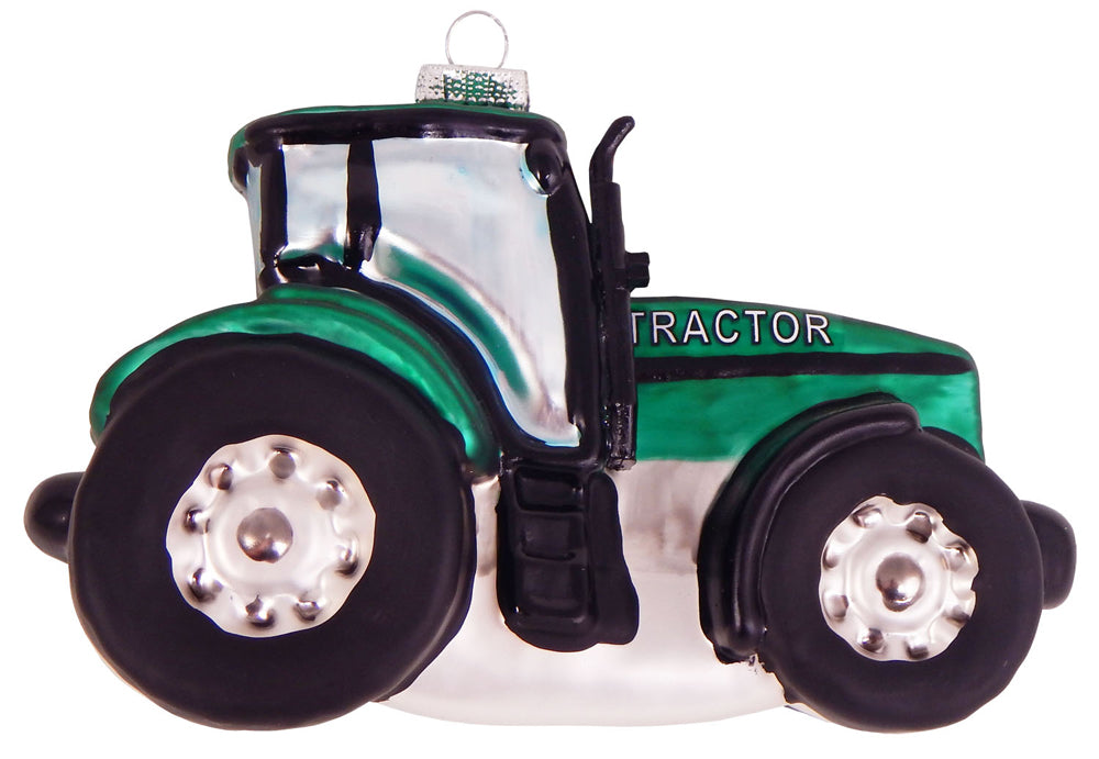 5 3/4" (146mm) Green Tractor Figurine Ornaments, 1/Box, 6/Case, 6 Pieces