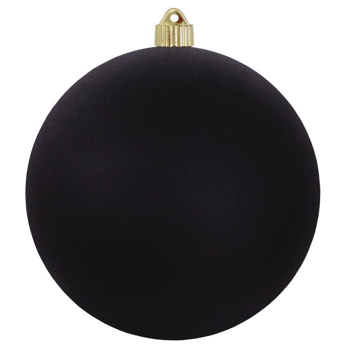 8" (200mm) Giant Commercial Shatterproof Ball Ornament, Soot, Case, 6 Pieces