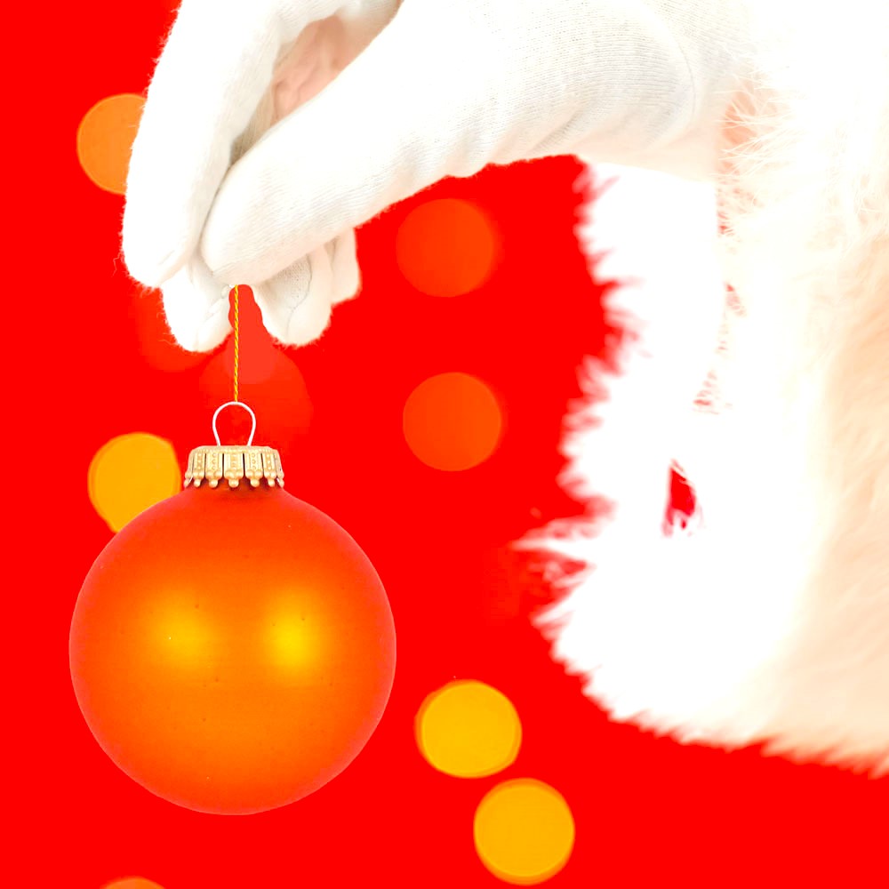 2 5/8" (67mm) Ball Ornaments, Gold Caps, Wildfire Velvet, 8/Box, 12/Case, 96 Pieces