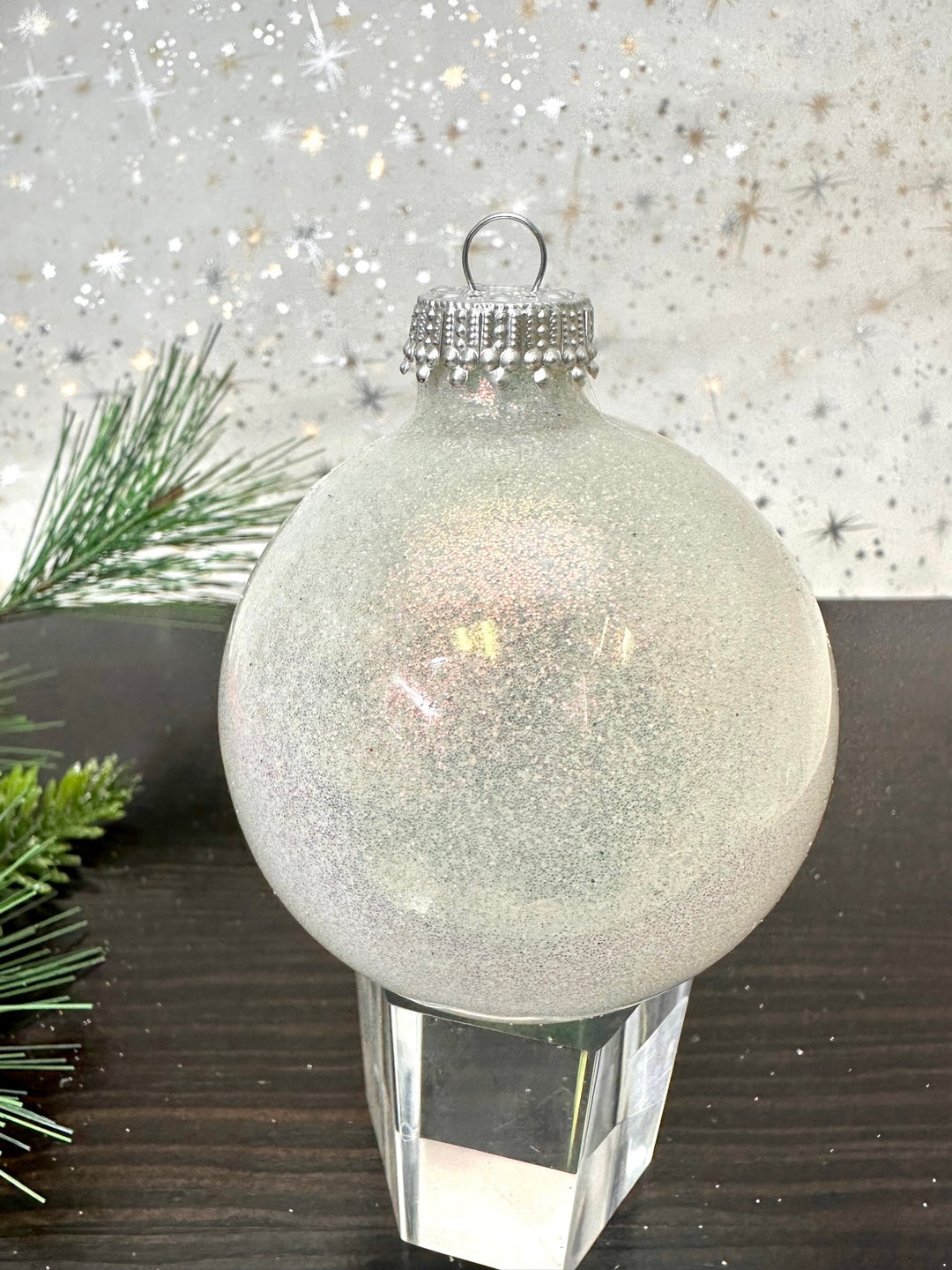 2 5/8" (67mm) Glass Ball Ornament Solid Color Variety Set, Hanukkah, 12/Box, 12/Case, 144 Pieces