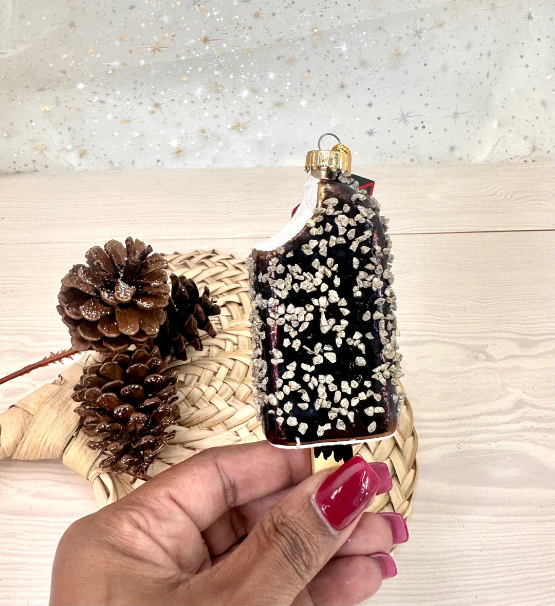 4 3/4" (120mm) Chocolate Ice Cream Bar Figurine Ornaments, 1/Box, 6/Case, 6 Pieces