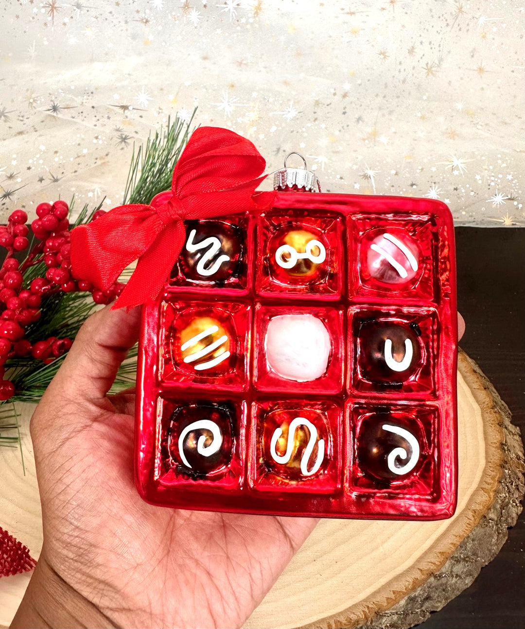 Box of Chocolates Figurine Ornaments, 1/Box, 6/Case, 6 Pieces