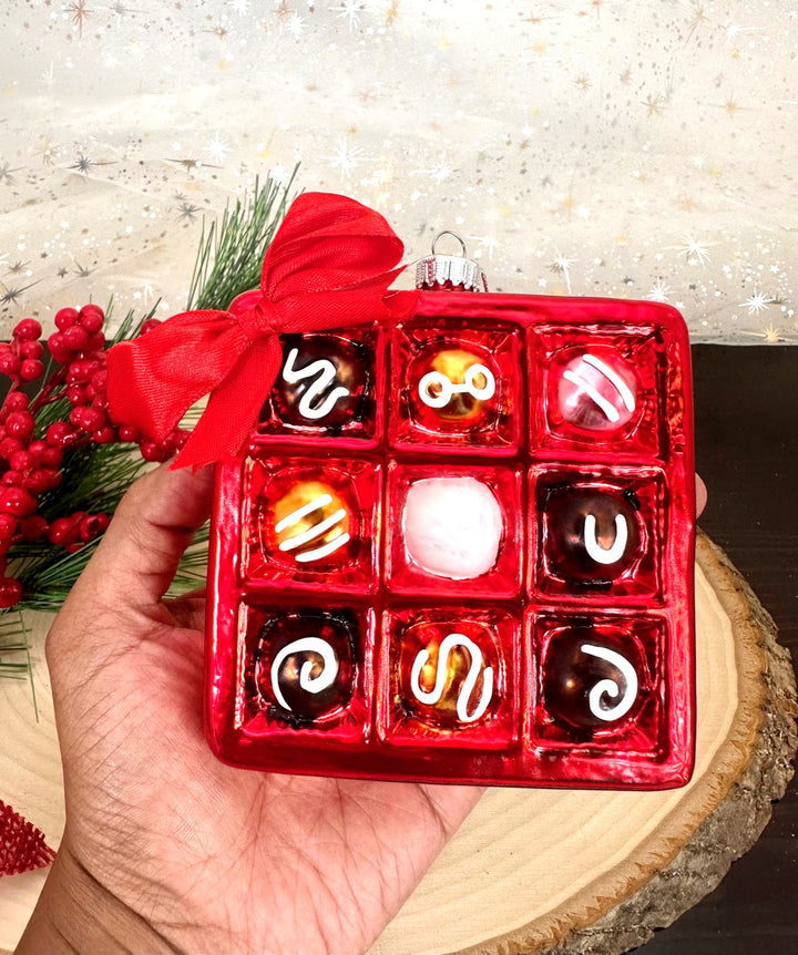 Box of Chocolates Figurine Ornaments, 1/Box, 6/Case, 6 Pieces