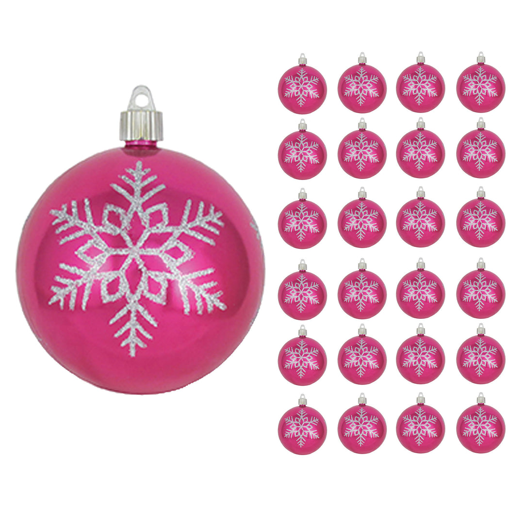 4" (100mm) Large Commercial Shatterproof Ball Ornament, Tutti Frutti, Case, 24 Pieces