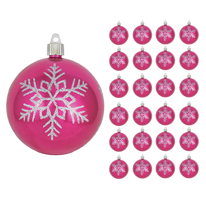 4" (100mm) Large Commercial Shatterproof Ball Ornament, Tutti Frutti, Case, 24 Pieces