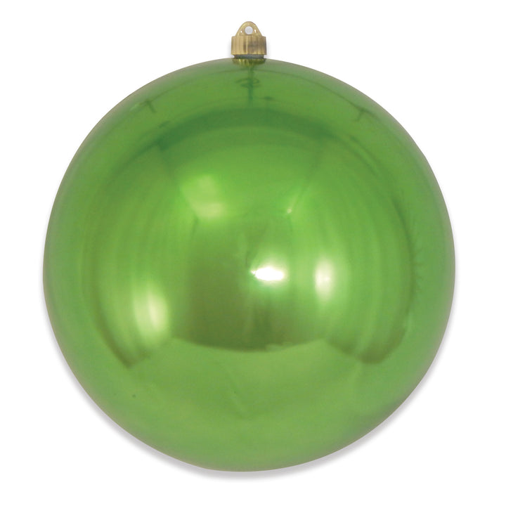 12" (300mm) Giant Commercial Shatterproof Ball Ornament, Limeade, Case, 2 Pieces