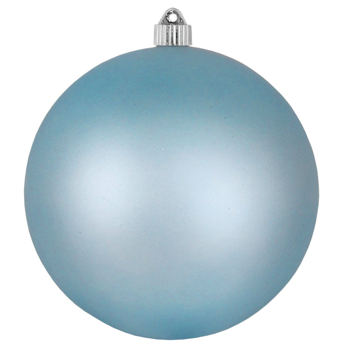 8" (200mm) Giant Commercial Shatterproof Ball Ornament, Arctic Chill, Case, 6 Pieces