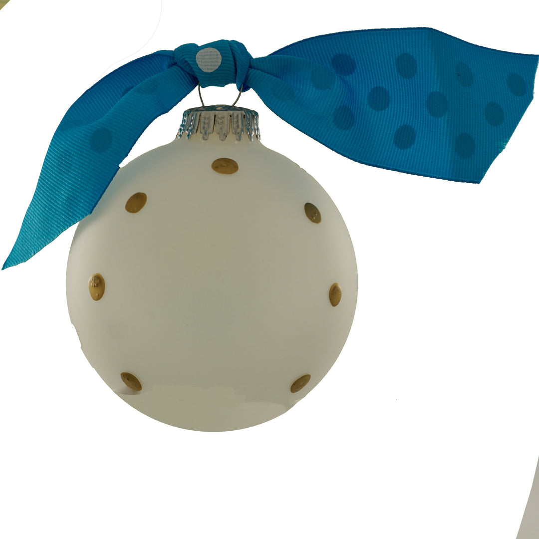 3 1/4" (80mm) Personalizable Hugs Specialty Gift Ornaments, Frost Glass Ball with Nurses Call The Shots