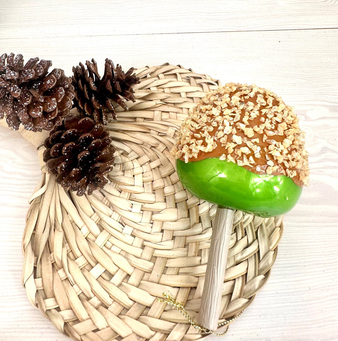 6" (150mm) Caramel Apple Figurine Ornaments, 1/Box, 6/Case, 6 Pieces