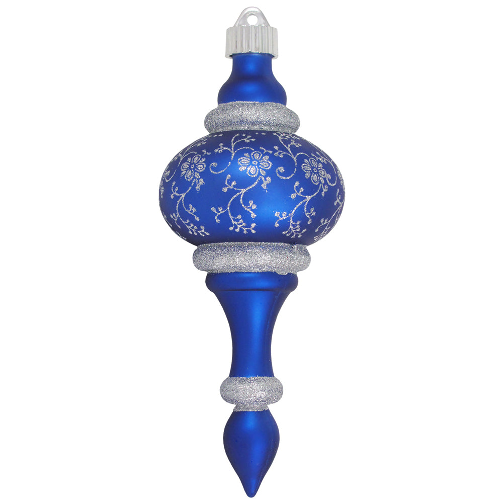 8 2/3" (220mm) Large Commercial Shatterproof Finials, Regal Blue , Case, 12 Pieces