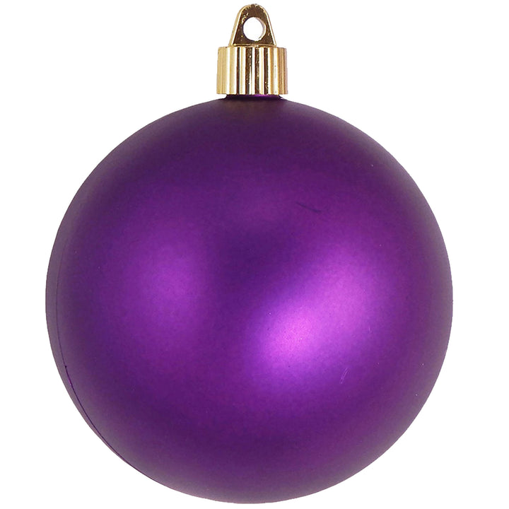 4" (100mm) Commercial Shatterproof Ball Ornament, Matte Diva, 4 per Bag, 12 Bags per Case, 48 Pieces