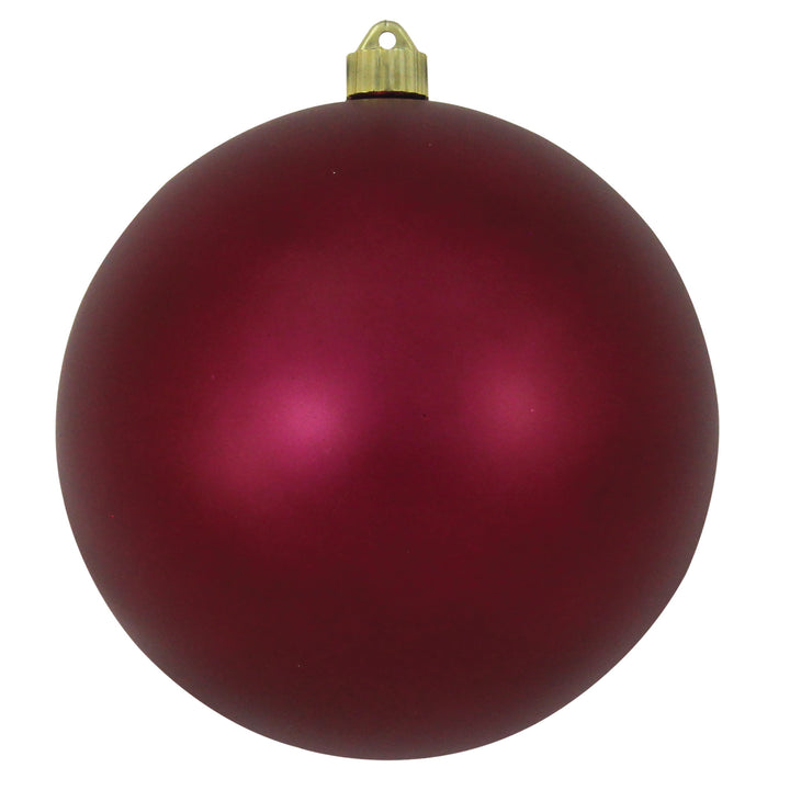 8" (200mm) Giant Commercial Shatterproof Ball Ornament, Bayberry, Case, 6 Pieces