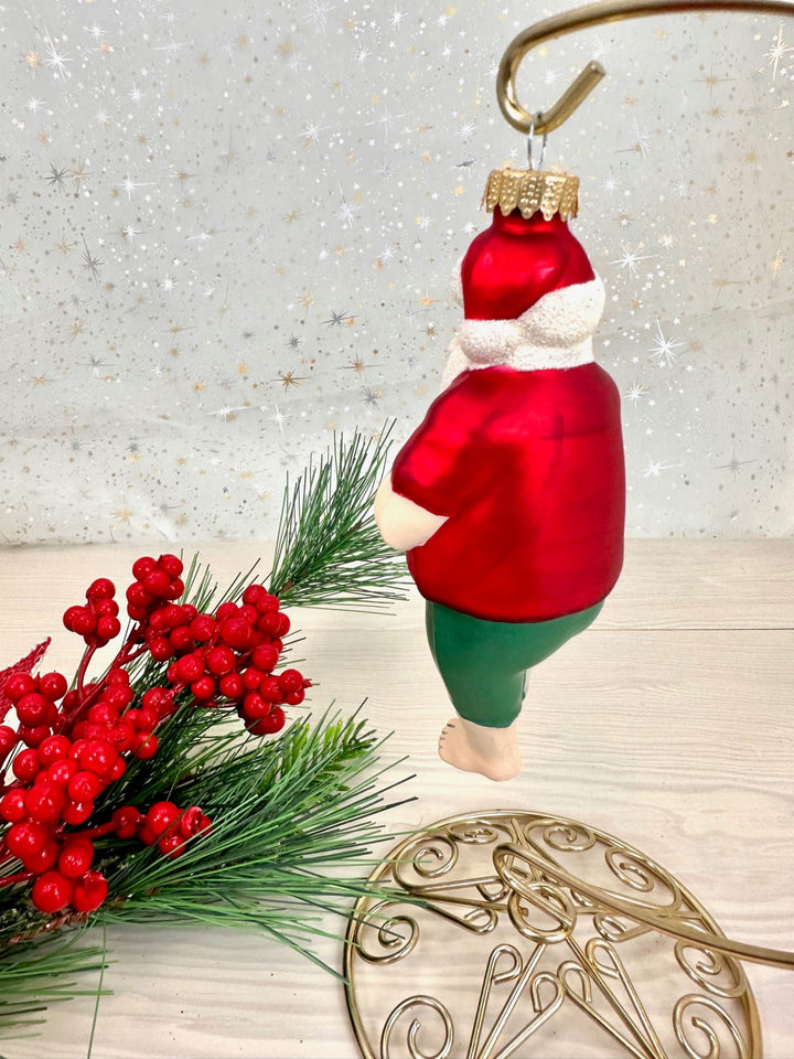 Yoga Santa Standing Figurine Ornaments, 1/Box, 6/Case, 6 Pieces