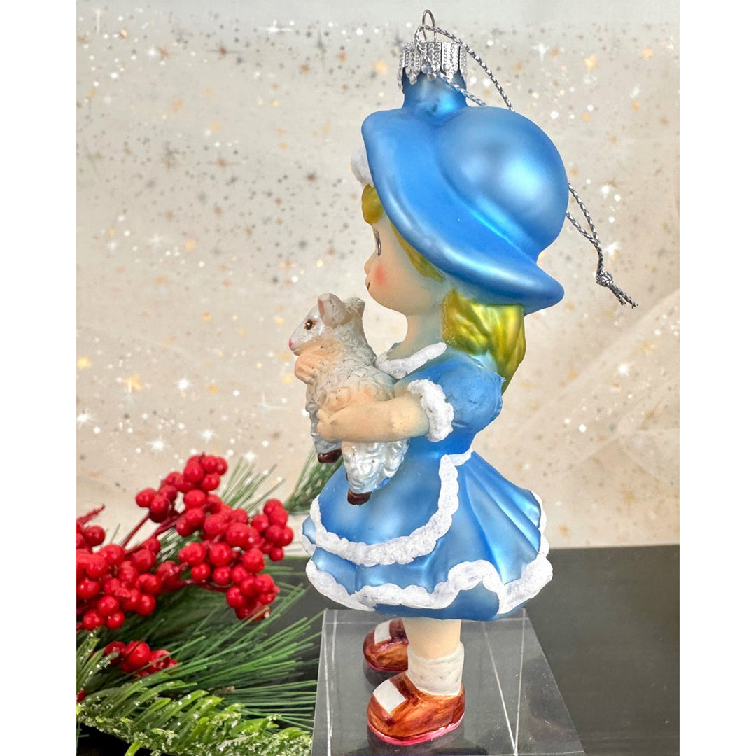 5" (127mm) Mary with Lamb Figurine Ornaments, 1/Box, 6/Case, 6 Pieces