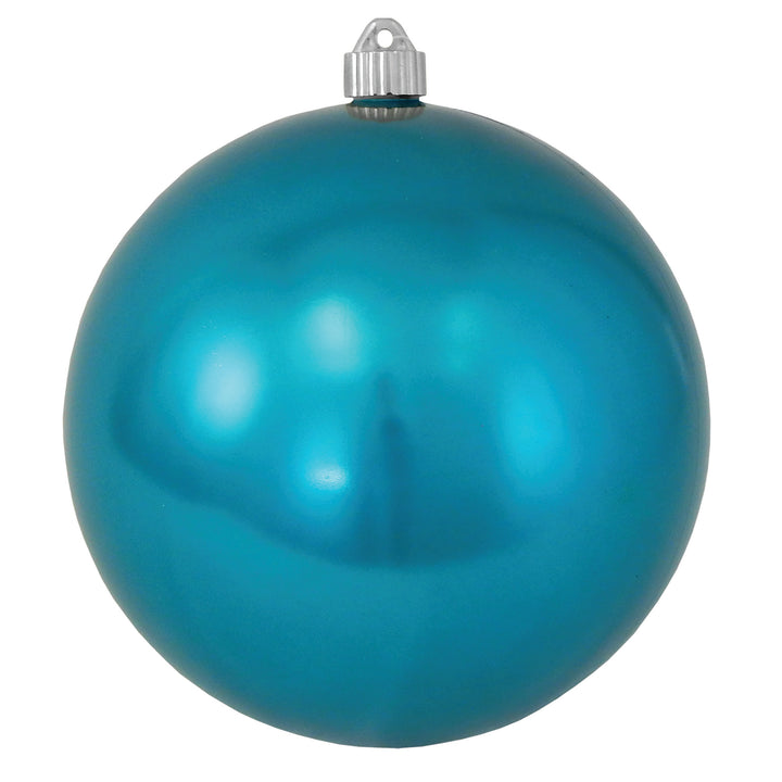 8" (200mm) Giant Commercial Shatterproof Ball Ornament, Tropical Blue, Case, 6 Pieces