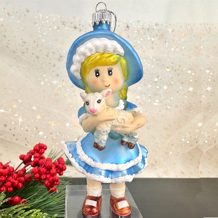 5" (127mm) Mary with Lamb Figurine Ornaments, 1/Box, 6/Case, 6 Pieces