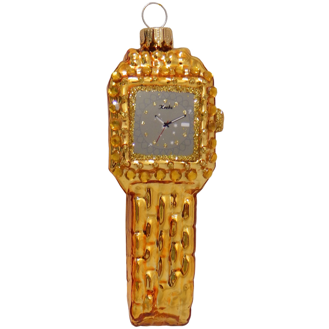 2 5/8" (67mm) Gold Mens and Ladies Wristwatch, Gold, 1/Box, 6/Case, 6 Pieces