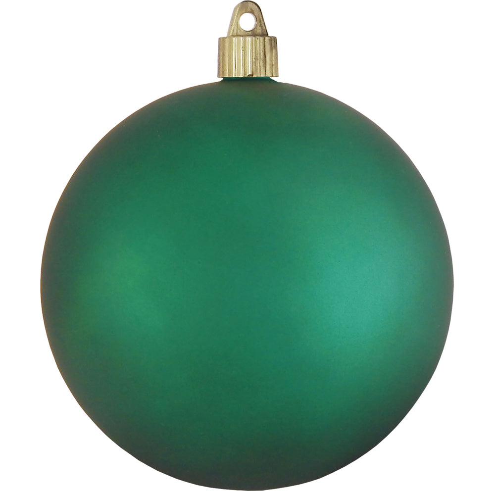 4 3/4" (120mm) Jumbo Commercial Shatterproof Ball Ornament, Shamrock, Case, 36 Pieces