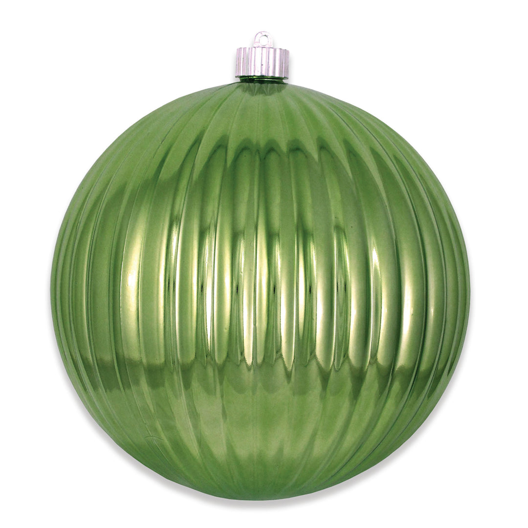 8" (200mm) Giant Commercial Shatterproof Ball Ornament, Limeade, Case, 6 Pieces