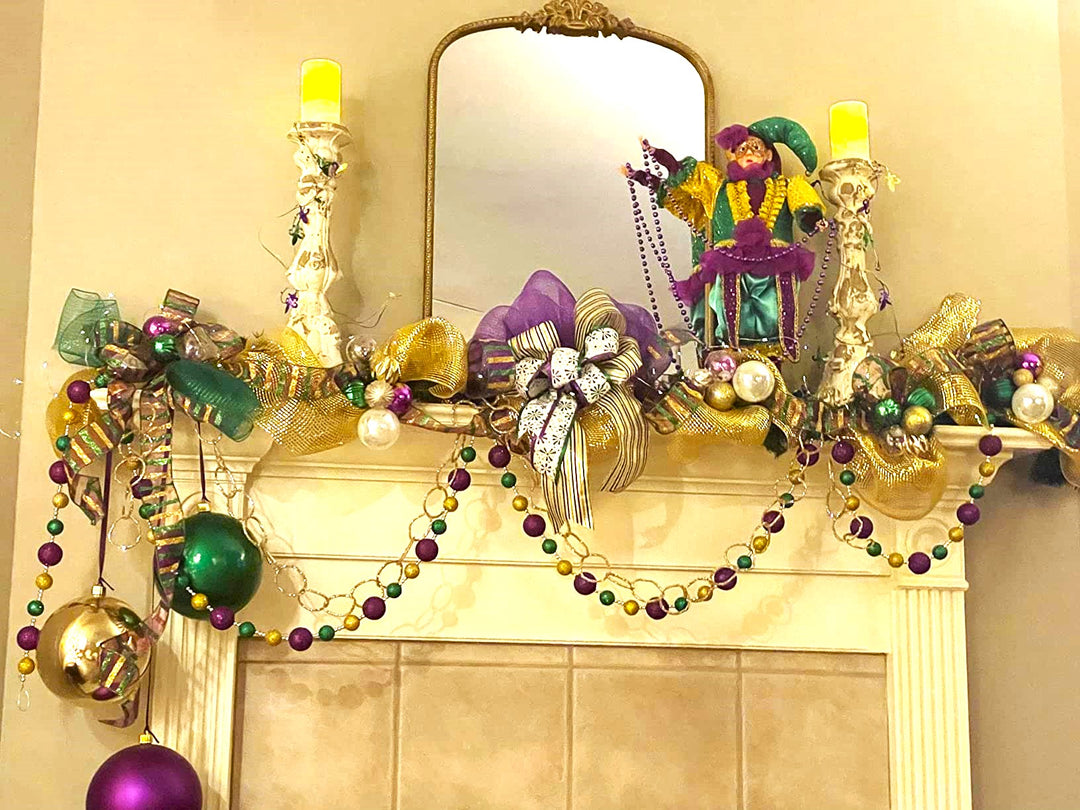 3 1/4" (80mm) Commercial Shatterproof Ball Ornament, Purple Glitter, Case, 8 PIECES PER BAG. 10 BAGS PER CASE, 80 PIECES PER CASE.