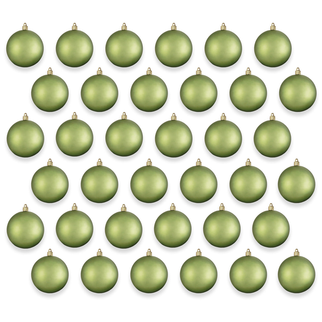4 3/4" (120mm) Jumbo Commercial Shatterproof Ball Ornament, Krypton, Case, 36 Pieces