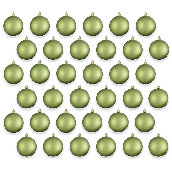 4 3/4" (120mm) Jumbo Commercial Shatterproof Ball Ornament, Krypton, Case, 36 Pieces