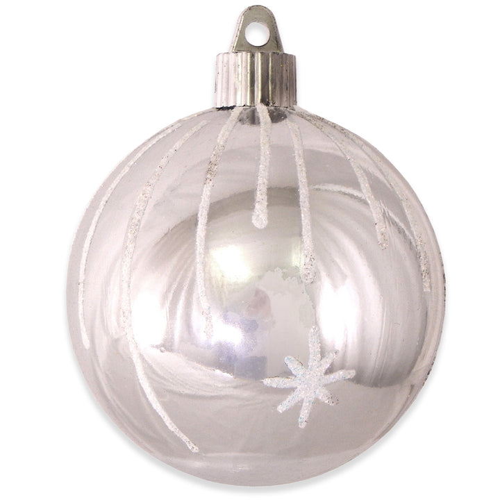 3 1/4" (80mm) Commercial Shatterproof Ball Ornament, Looking Glass, Case, 36 Pieces