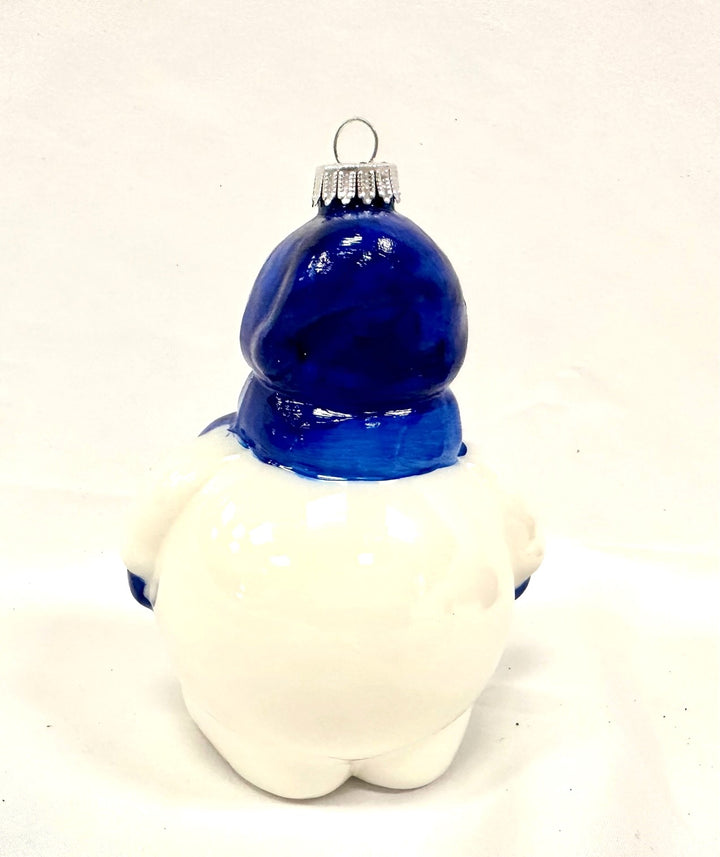 5" (127mm) Snowman with Royal Lilac Hat and Scarf Figurine Ornaments, 1/Box, 12/Case, 12 Pieces