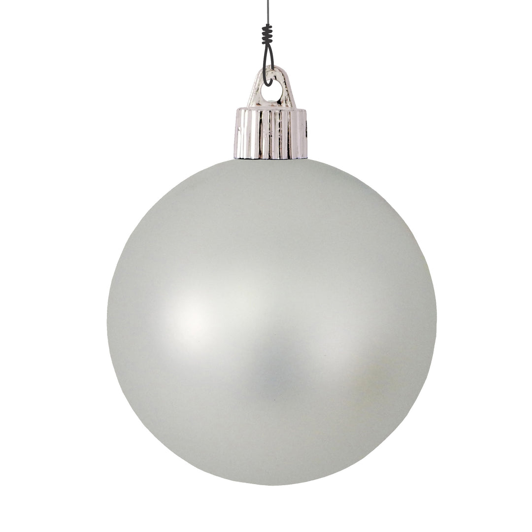 3 1/4" (80mm) Commercial Pre-Wired Shatterproof Ball Ornament, Vivacious Purple, Case, 80 Pieces