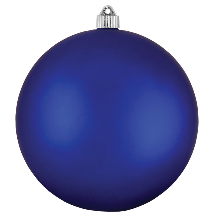 8" (200mm) Giant Commercial Shatterproof Ball Ornament, Regal Blue, Case, 6 Pieces