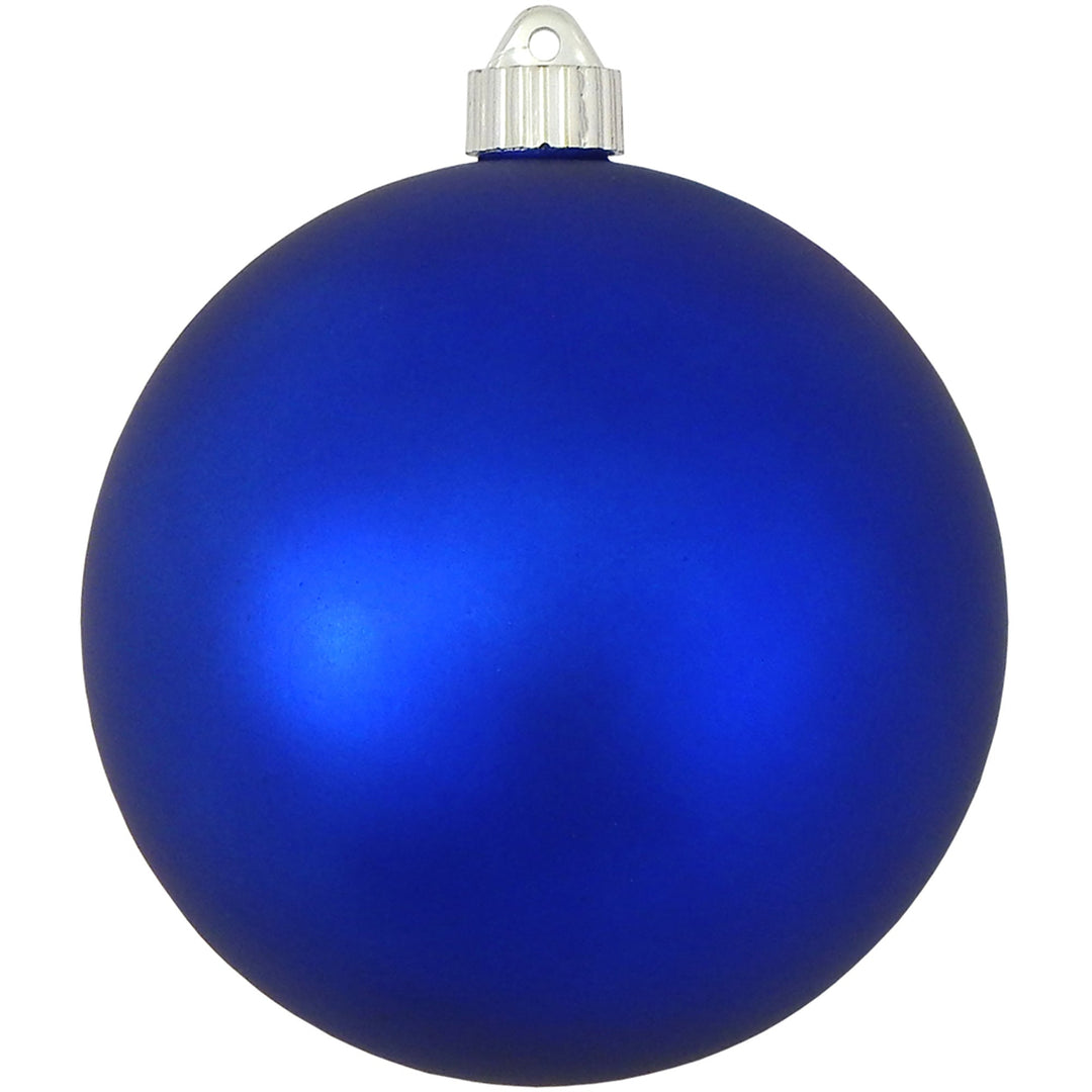 6" (150mm) Commercial Shatterproof Ball Ornament, Matte Regal Blue, 2 per Bag, 6 Bags per Case, 12 Pieces