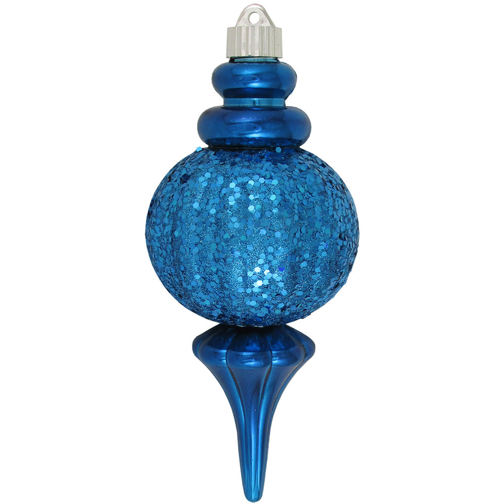 8 2/3" (220mm) Large Commercial Shatterproof Finials, Balmy Seas , Case, 12 Pieces