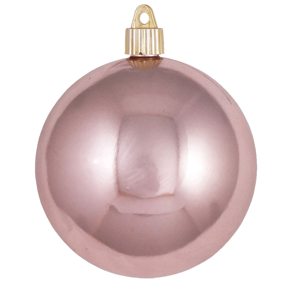 4" (100mm) Commercial Shatterproof Ball Ornament, Shiny Angel Wings, 4 per Bag, 12 Bags per Case, 48 Pieces
