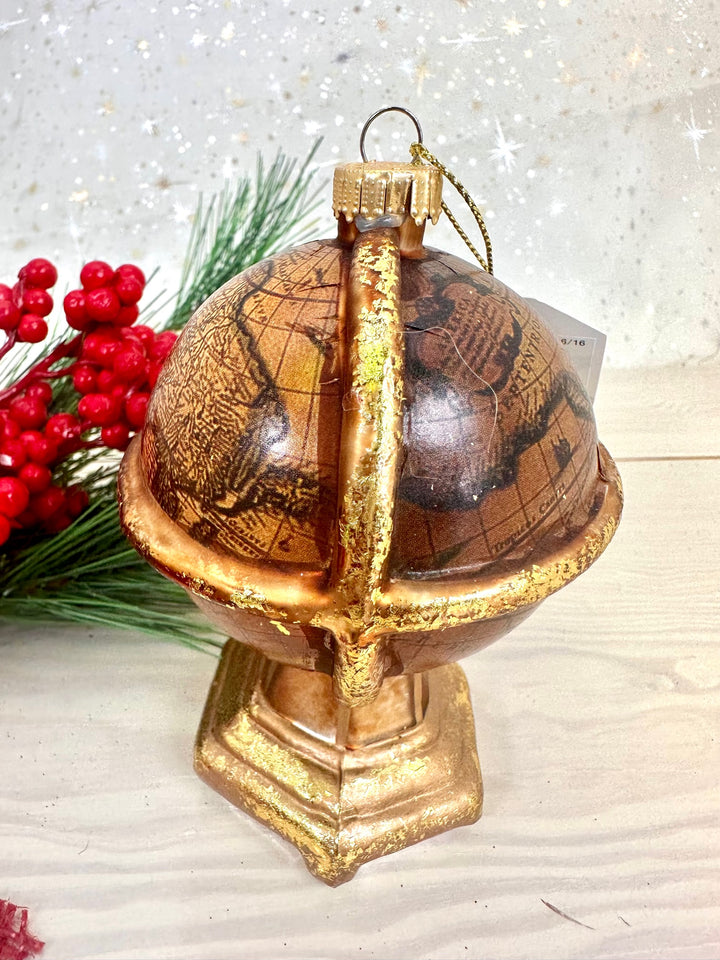 4 1/4" (108mm) Old World Globe Figurine Ornaments, 1/Box, 6/Case, 6 Pieces