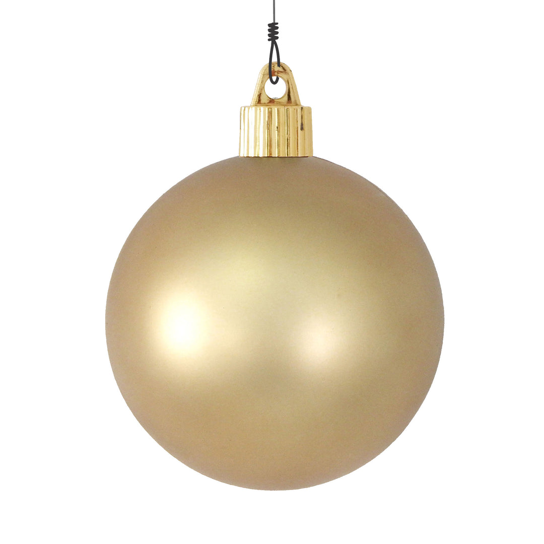 3 1/4" (80mm) Commercial Pre-Wired Shatterproof Ball Ornament, Vivacious Purple, Case, 80 Pieces
