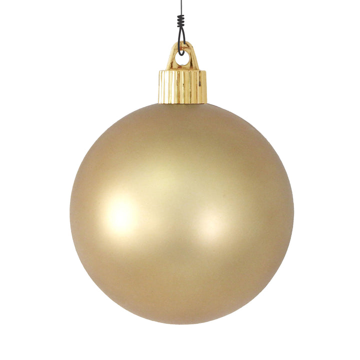 3 1/4" (80mm) Commercial Pre-Wired Shatterproof Ball Ornament, Vivacious Purple, Case, 80 Pieces