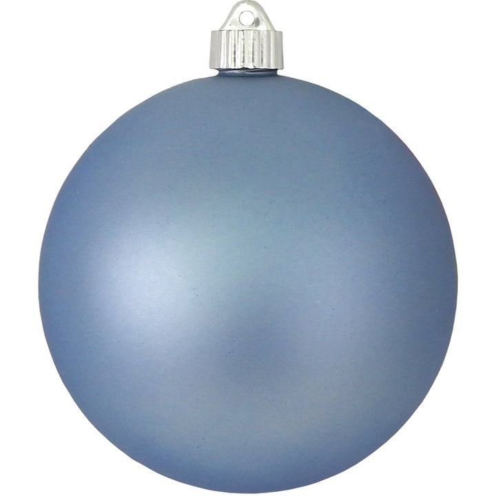 6" (150mm) Commercial Shatterproof Ball Ornament, Matte Arctic Chill Blue, 2 per Bag, 6 Bags per Case, 12 Pieces