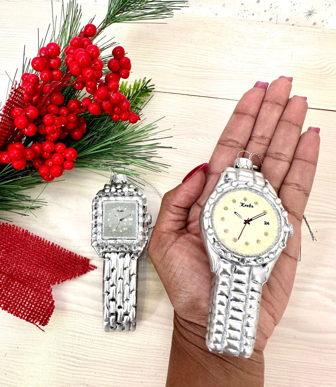 2 5/8" (67mm) Silver Mens and Ladies Wristwatch, Silver, 1/Box, 6/Case, 6 Pieces