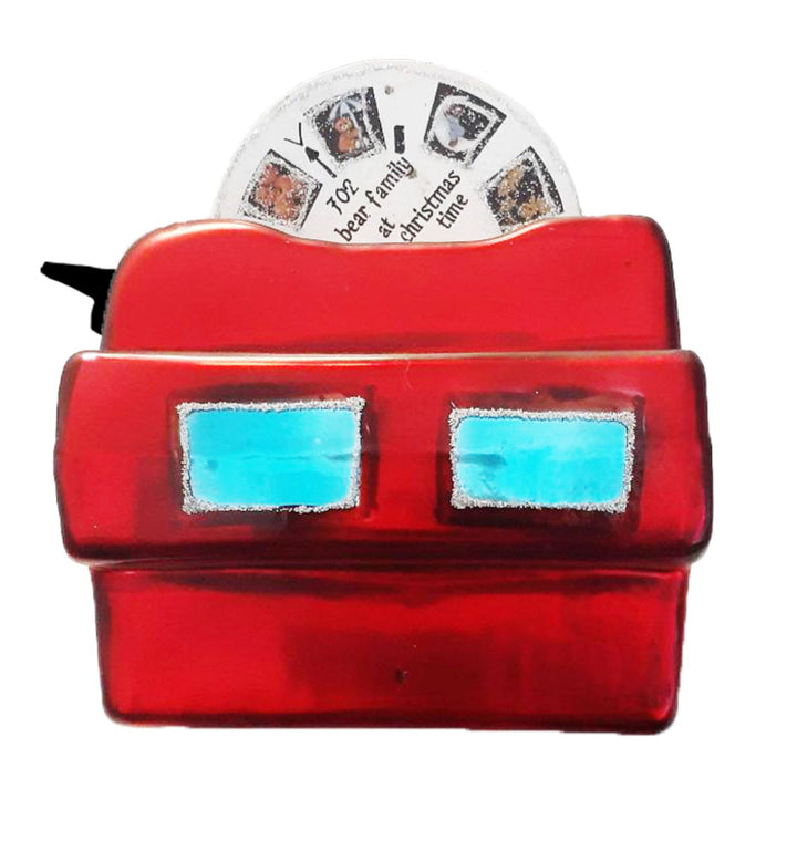 4 1/2" (114mm) Red 3D Viewer Figurine Ornaments, 1/Box, 6/Case, 6 Pieces