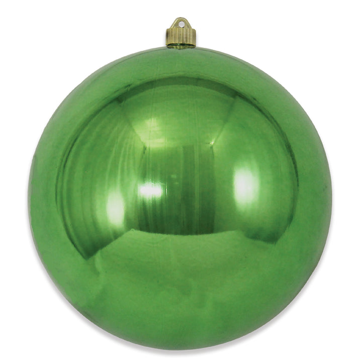10" (250mm) Giant Commercial Shatterproof Ball Ornament, Limeade, Case, 4 Pieces
