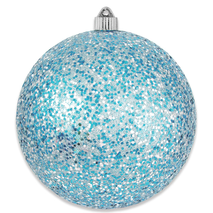 8" (200mm) Giant Commercial Shatterproof Ball Ornament, Multicolor, Case, 6 Pieces