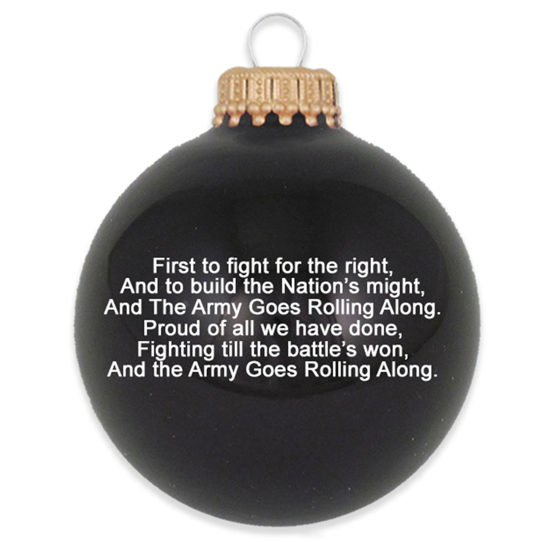 2 5/8" (67mm) Ball Ornaments, Army Variety Set, 12/Box, 12/Case, 144 Pieces