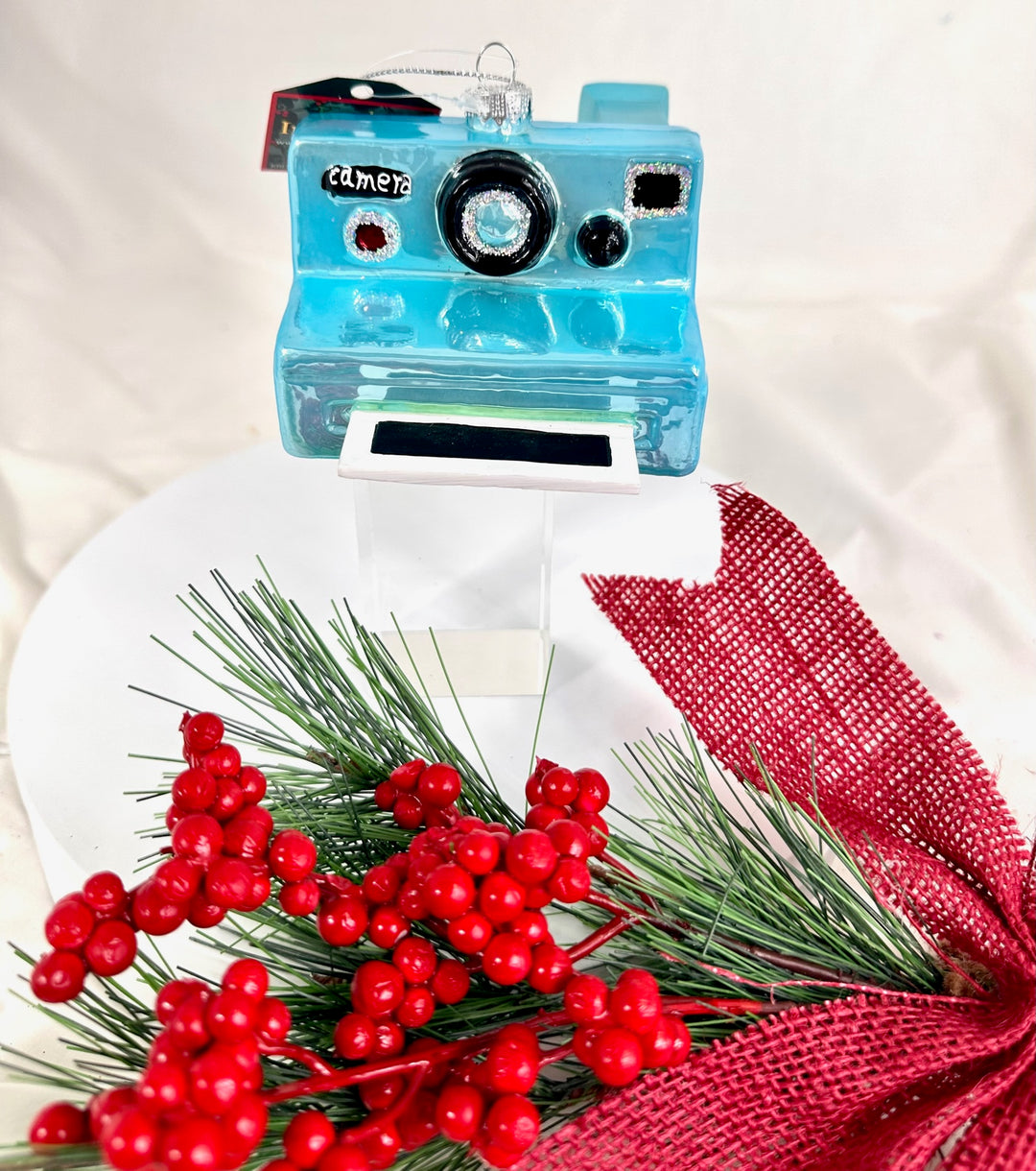 Insta Camera Figurine Ornaments, 1/Box, 6/Case, 6 Pieces