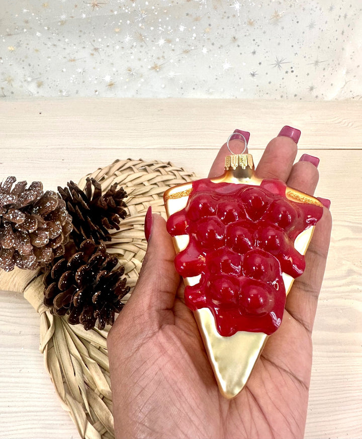 Cherry Cheesecake Figurine Ornaments, 1/Box, 6/Case, 6 Pieces