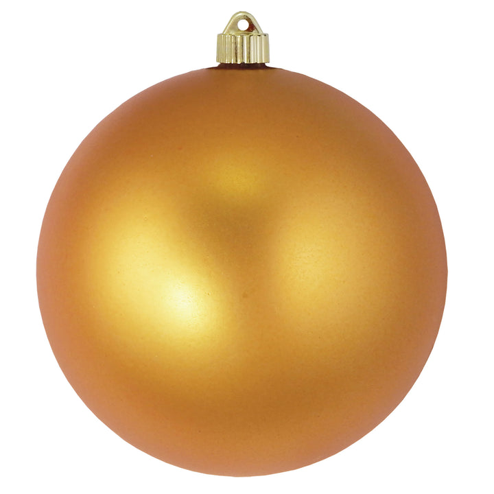 8" (200mm) Giant Commercial Shatterproof Ball Ornament, Imperial Gold, Case, 6 Pieces